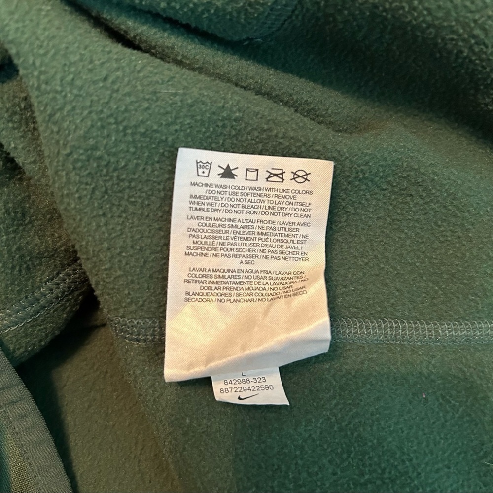 Nike Therma NY Jets NFL  Dri-Fit Green Hoodie Sweatshirt Sz. L - Picture 15 of 16